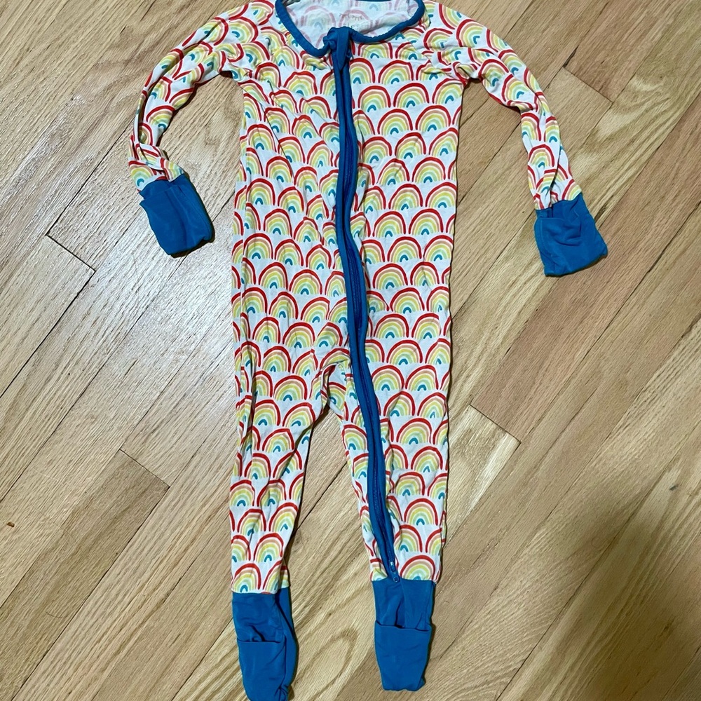 Little Sleepies Rainbow and Blue Kids Pajamas